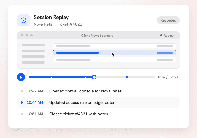 Session Replay for Client Work